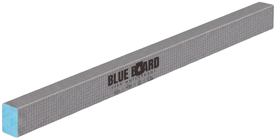 מעצור מקלחת - פרופיל מלבני ארוך עם מיתוג BLUE BOARD וליבה כחולה בקצה